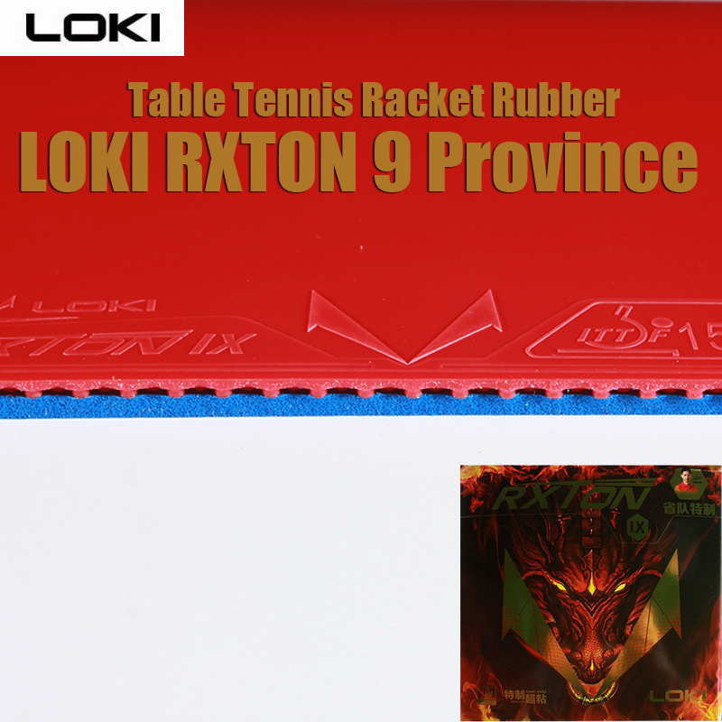 مطاط تنس الطاولة LOKI RXTON 9  - مراجعة Table Tennis Loki وسعره